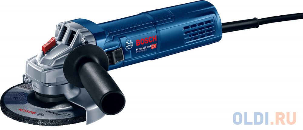 

Углошлифовальная машина Bosch GWS 9-125 S 900Вт 11000об/мин рез.шпин.:M14 d=125мм