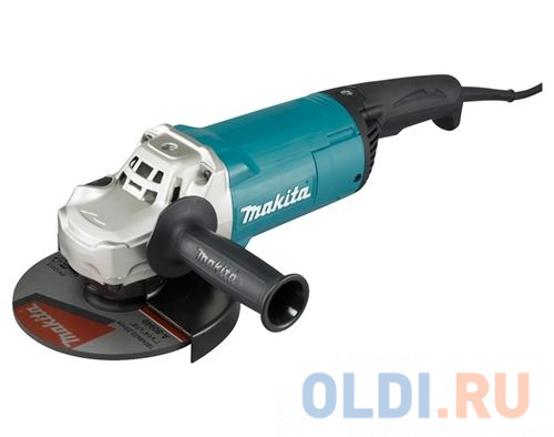 

УШМ (болгарка) MAKITA GA7061R ф180мм 2200Вт 8500об\\м 5.3кг кор муфтаsjsii пл пуск д\\тяж работ