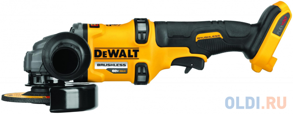 Углошлифовальная машина DeWalt DCG418N-XJ 125 мм углошлифовальная машина dewalt dwe4237 qs 125 мм 1400 вт