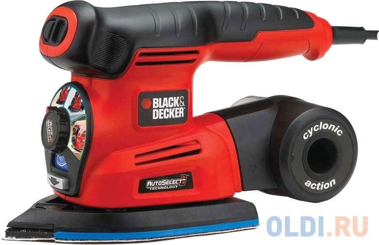 

Многофункциональная шлифмашина Black & Decker KA280K-QS 125 мм 220 Вт