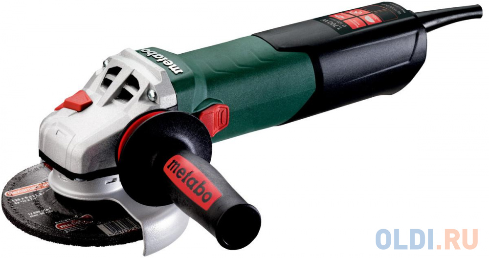 

Углошлифовальная машина Metabo WE 17-125 Quick 125 мм 1700 Вт 600515000