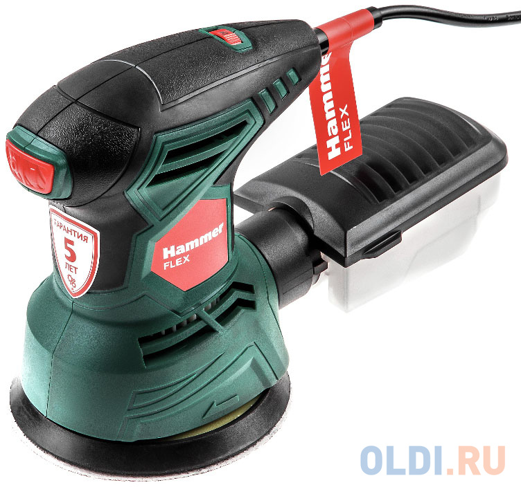 

Шлиф.машинка орбитальная Hammer Flex OSM260 260Вт диаметр 125мм 6000-12000об/мин