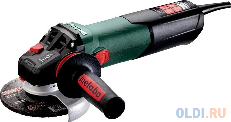Углошлифовальная машина Metabo WEV 17-125 Quick Inox 125 мм 1700 Вт - WEV 17-125 Quick Inox