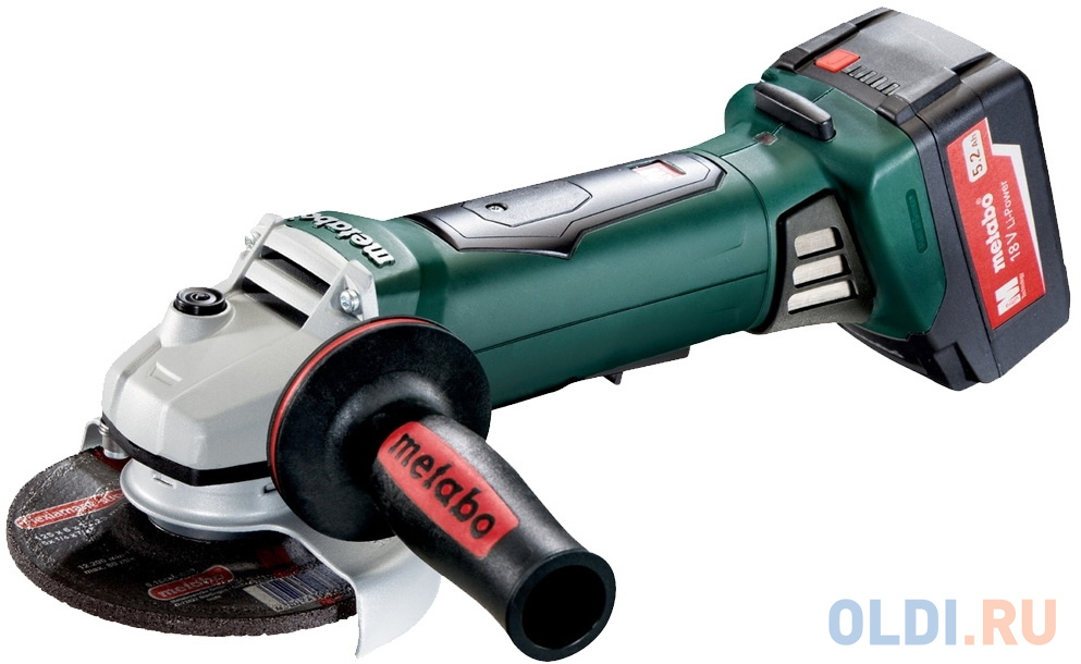 

Углошлифовальная машина Metabo WB 18 LTX BL 125 Quick 125 мм