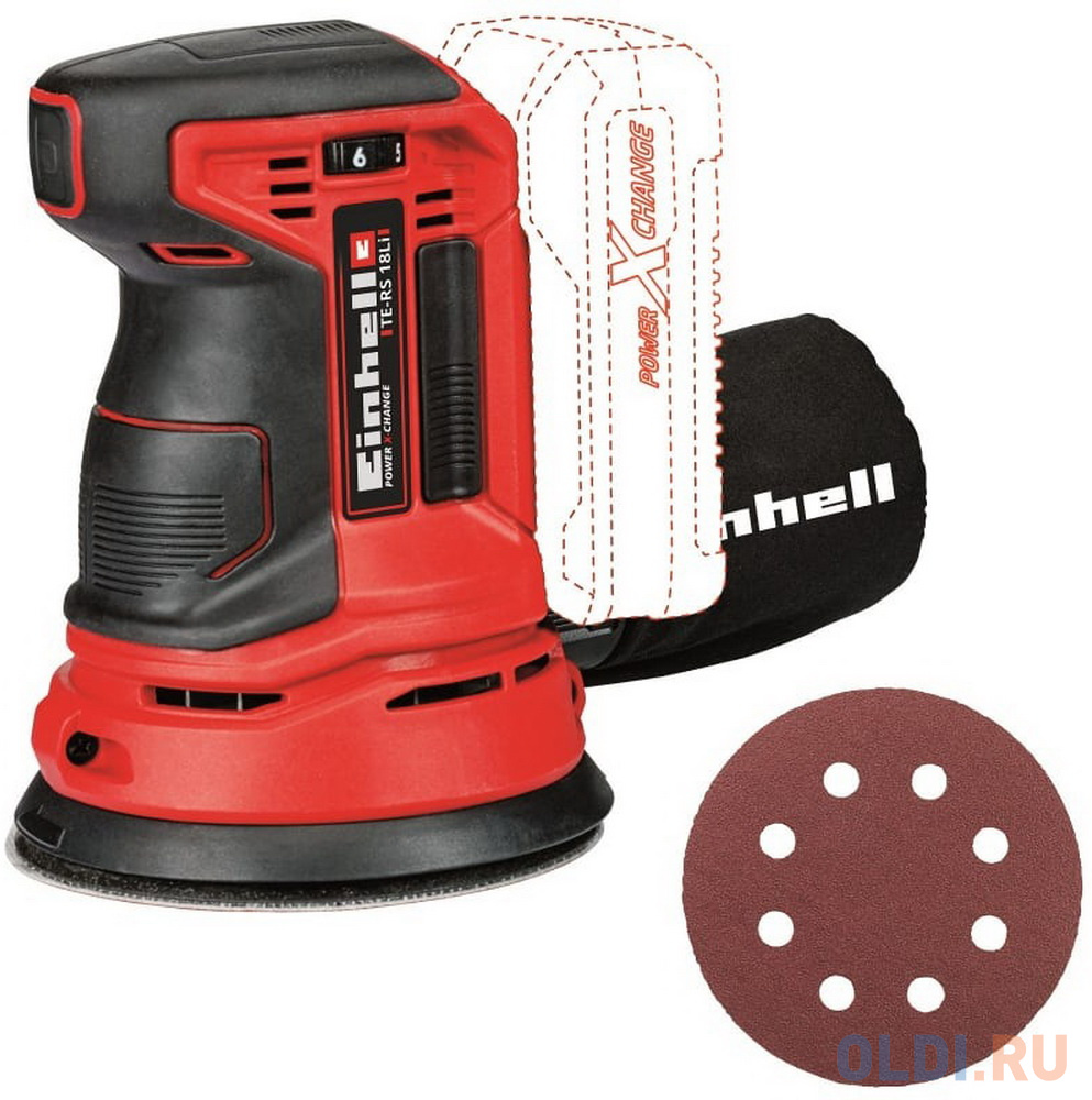 Эксцентриковая машина EINHELL PXC TE-RS 18 Li-Solo (4462010) без акк. и з.у