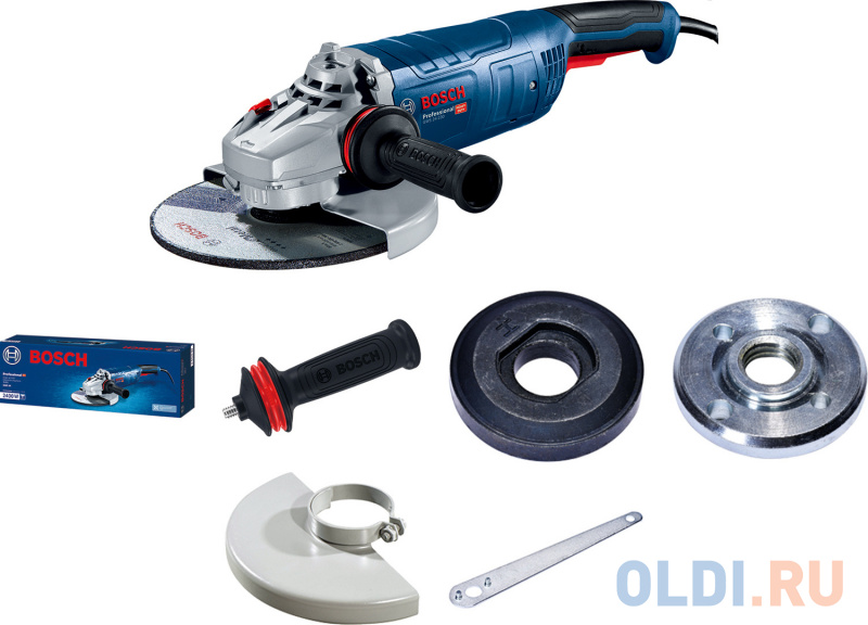 

Углошлифовальная машина Bosch GWS 24-180 180 мм 2400 Вт