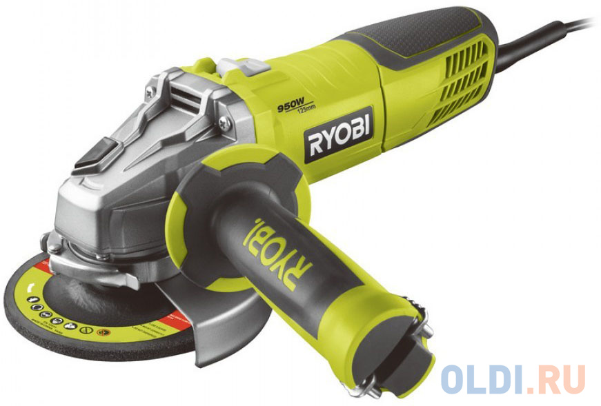 

Углошлифовальная машина Ryobi RAG950-125S 125 мм 950 Вт