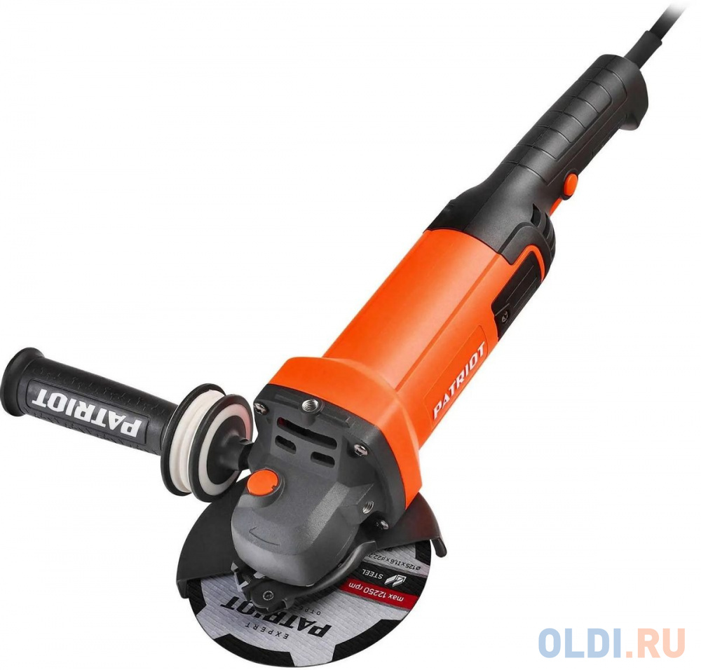 

Углошлифовальная машина Patriot AG 128 125 мм 1300 Вт