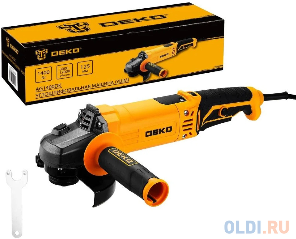 

Deko AG1400DK, 125мм, 1400 Вт 083-1027