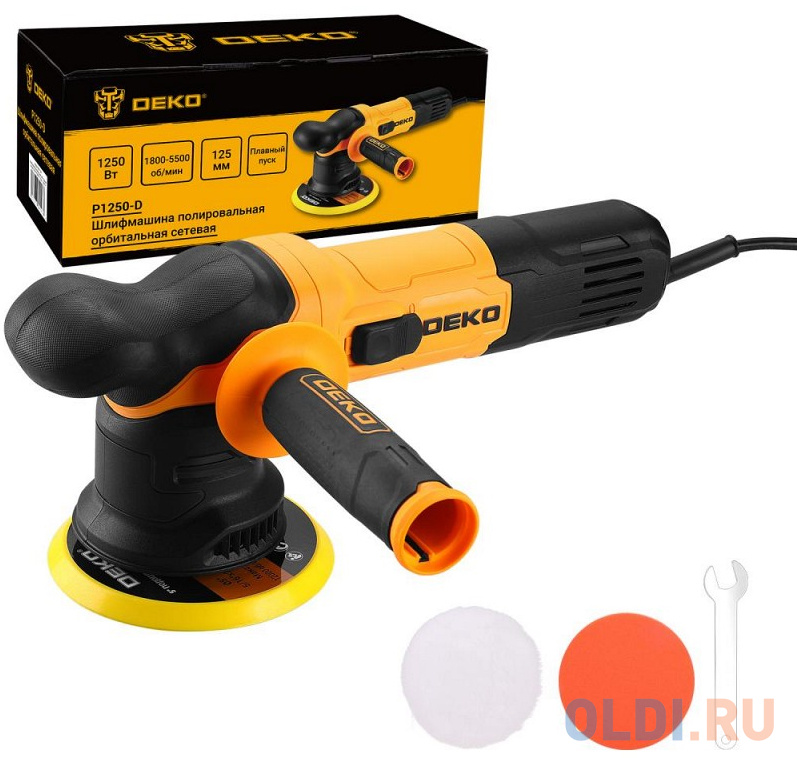 

Deko P1250-D, 125мм, 1250 Вт 083-1046