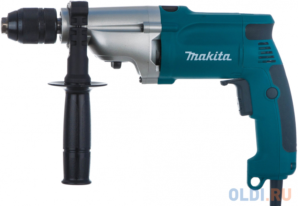 Дрель ударная Makita HP2051 Дрель уд,720Вт,БЗП-13мм,0-1200\\2900об\\м,2.3кг,чем,мет редуктор дрель ударная makita hp2070 дрель уд 1010вт звп 13мм 0 1200 2900об м 2 4кг чем мет редуктор