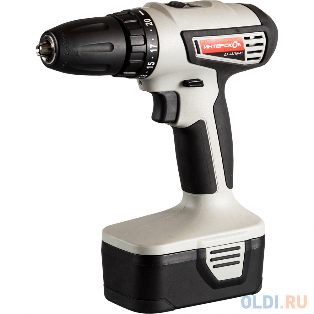 

Дрель-шуруповёрт Интерскол ДА-13/18М3 400Вт