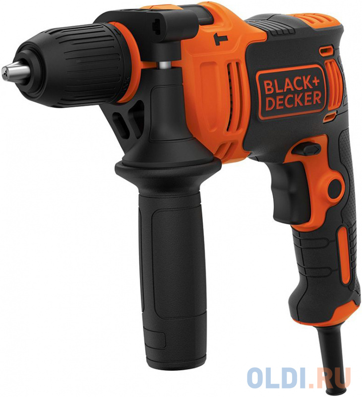 

Дрель ударная BLACK & DECKER BEH710-QS Omega 710Вт 13мм БЗП набор сверел