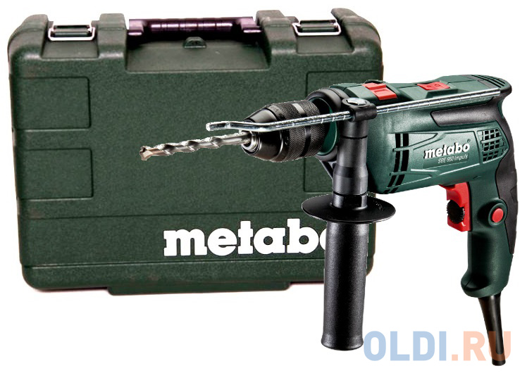 

Дрель ударная Metabo SBE 650 Impuls 650Вт патрон:быстрозажимной реверс (кейс в комплекте)