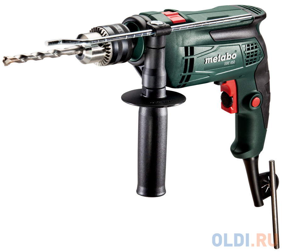 

Дрель безударная Metabo SBE 650 650Вт патрон:быстрозажимной реверс