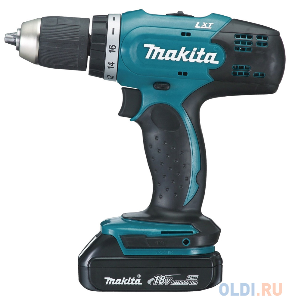 Аккумуляторная дрель-шуруповерт Makita DDF453SYE Дрель ак,18В,2х1.5АчLi-ion,БЗП-13мм,0-400\\1300об\\м,42\\27Нм,1.8кг,чем,совмест с 4АчLi-ion фото