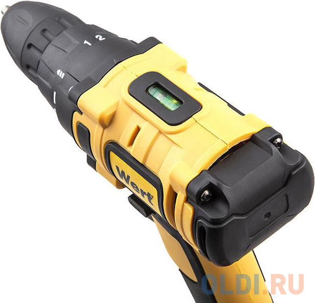 Дрель аккумуляторная WERT CD 10.8TLi (1.5Ah)  10.8В, 2х1.5Ач Li-ion, БЗП 10мм, 0-550об/м, 23Нм, 1кг фото