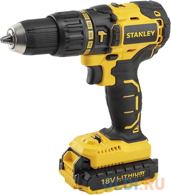 

STANLEY SBH20D2K-RU НОВИНКА! 18 В Бесщеточная ударная дрель-шуруповерт 55 Нм,