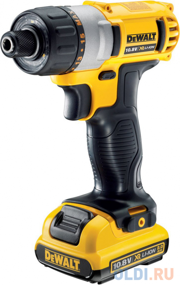 

Шуруповерт аккумуляторный DEWALT DCF 610 D2 10.8В 2х2Ач LiIon 0-1050об/мин 6гр. 1/4 0.96кг