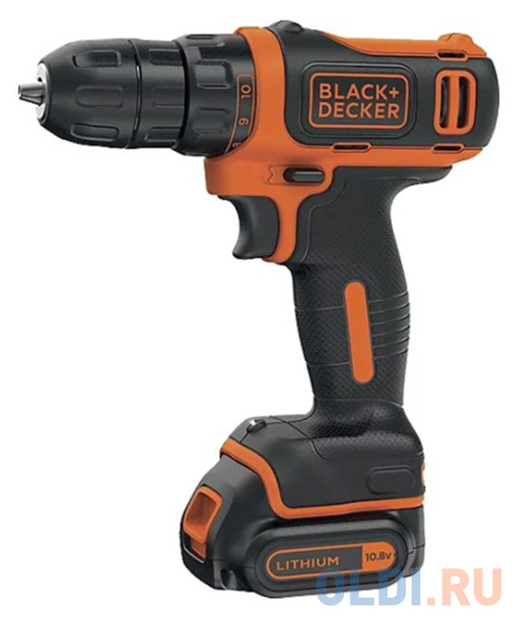 

Аккумуляторная дрель-шуруповерт Black & Decker BDCDD12KB-XK