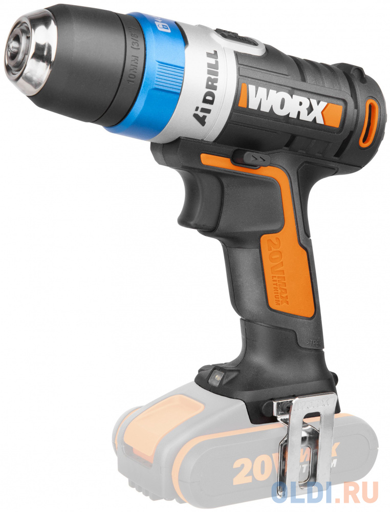 

Дрель-шуруповерт аккумуляторная WORX AiDrill WX178.9 20В, без АКБ и ЗУ