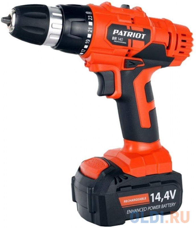 

Аккумуляторная дрель-шуруповерт Patriot BR140Li 180201520