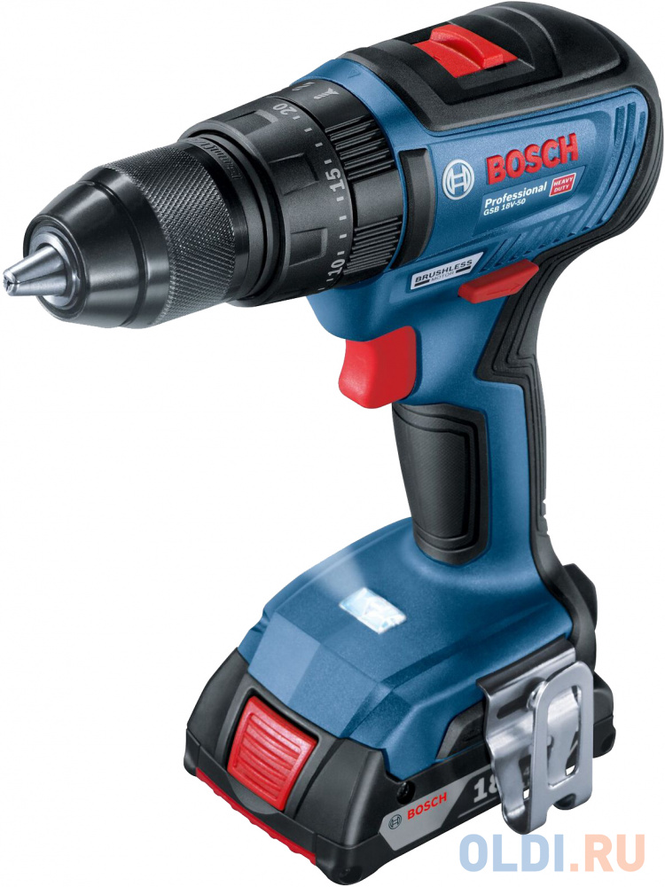 

Ударная дрель-шуруповерт Bosch GSB 18V-50