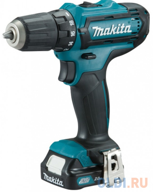 

Дрель-шуруповерт MAKITA DF332DWME 186743 б\\щет 10.8в 2х4ачli-ion(слайдер) бзп-10мм 0-450\\0-1500\\м