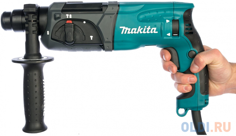 Перфоратор Makita HR2470X19 патрон:SDS-plus уд.:2.7Дж 780Вт (кейс в комплекте), размер 370 мм - фото 3