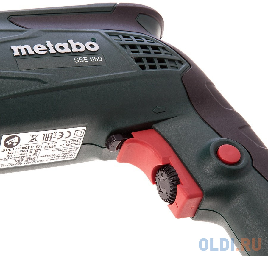 Дрель ударная Metabo SBE 650 фото