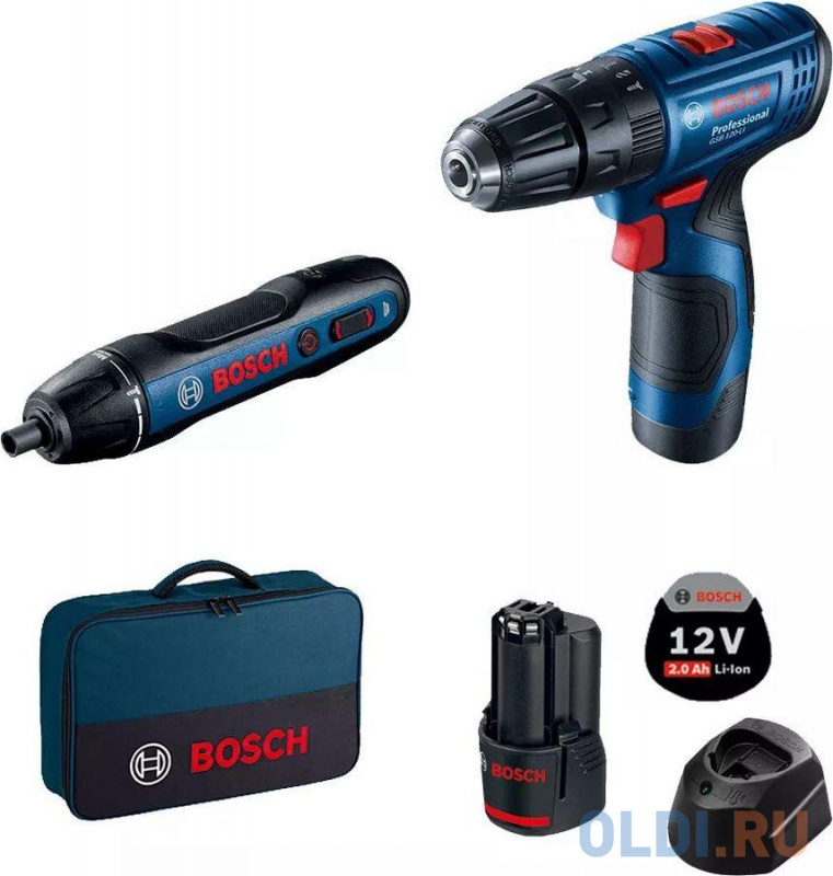 

Дрель-шуруповёрт Bosch GSB 120+GO