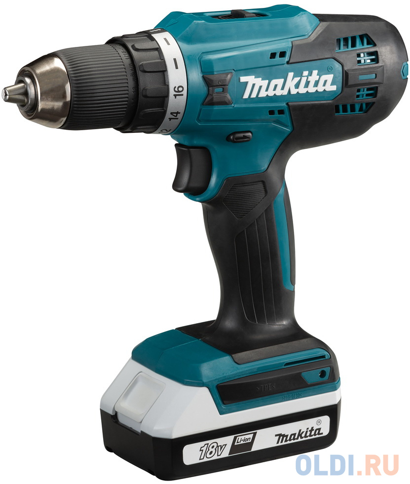 Дрель-шуруповёрт Makita HP 488 DWAE гайковерт makita tw161dz аккум патрон квад 3 8 кейс в комплекте