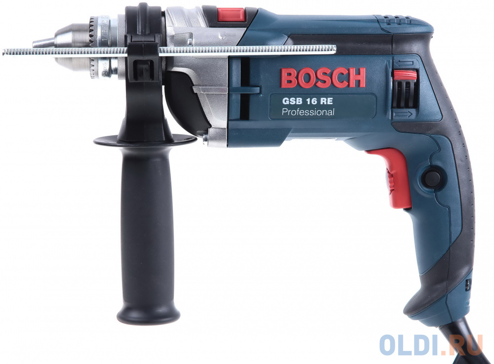Дрель-шуруповёрт Bosch GSB 16 RE Case ЗВП 750Вт 06011A1020 060114E600 - фото 1