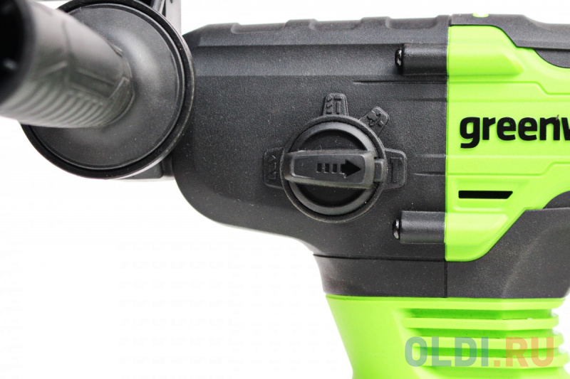 Greenworks Перфоратор аккумуляторный бесщеточный Greenworks GD24SDS2K4,  2 ДЖ, 24V, c 1хАКБ 4 Ач и ЗУ в сумке [3803007UB] фото