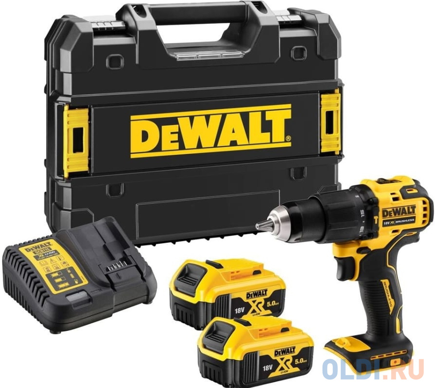 18В уд дрель-шур, 65Нм, 5Ач DCD709P2T-QW DeWalt DCD709P2T-QW DeWalt