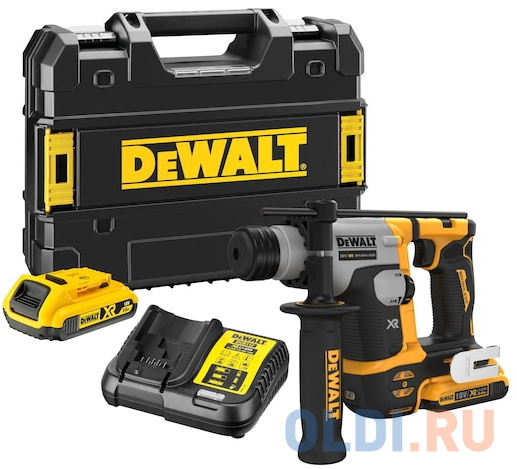 

Перфоратор аккумуляторный 18В, SDS-plus, 2 режима, DeWALT DCH172D2-QW