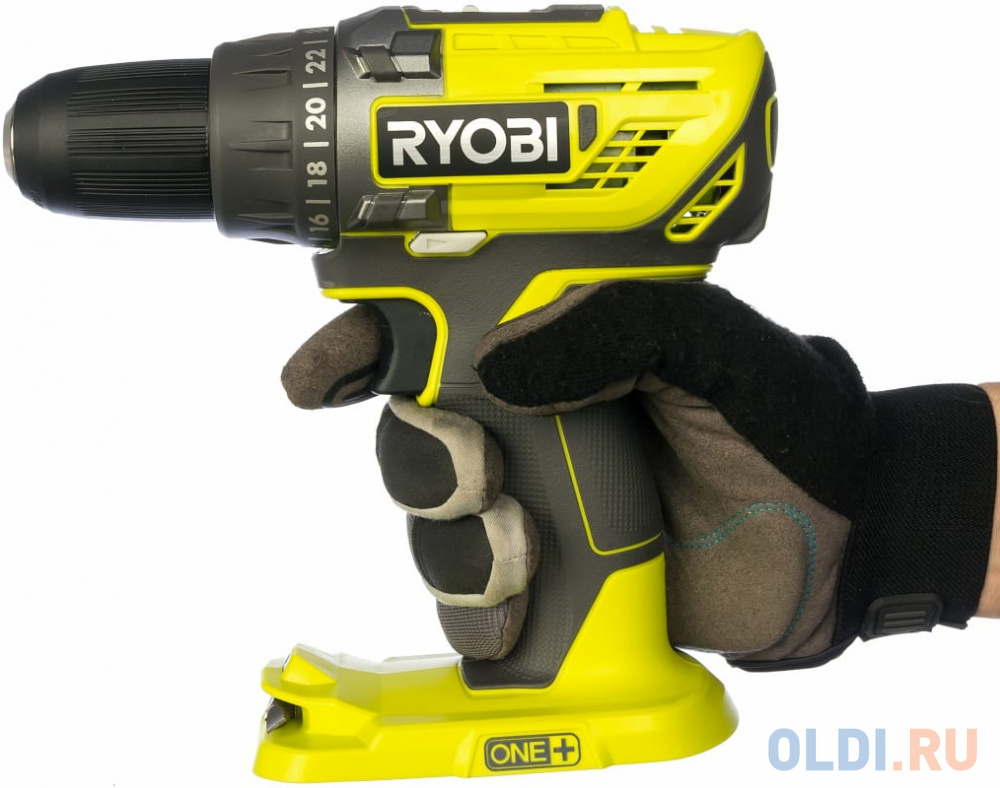 Ryobi ONE+ дрель-шуруповерт R18DD3-0 без аккумулятора в комплекте 5133002889 - фото 4
