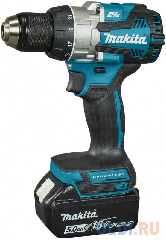 

Дрель-шуруповерт Makita DDF489RTJ 620Вт аккум. патрон:быстрозажимной