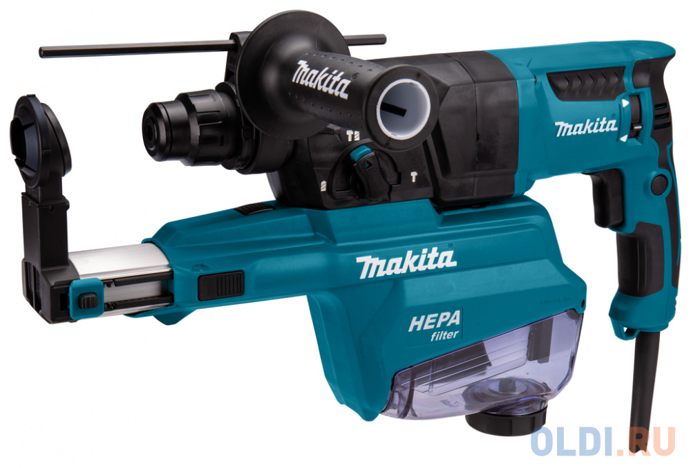 

Перфоратор Makita HR2652 патрон:SDS-plus уд.:2.9Дж 800Вт (кейс в комплекте)