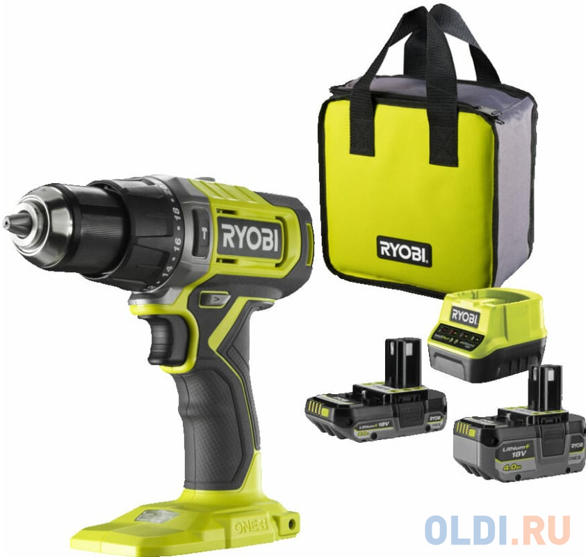 Ryobi 18В Ударная дрель-шуруповерт RPD18-2C42S 5133005525