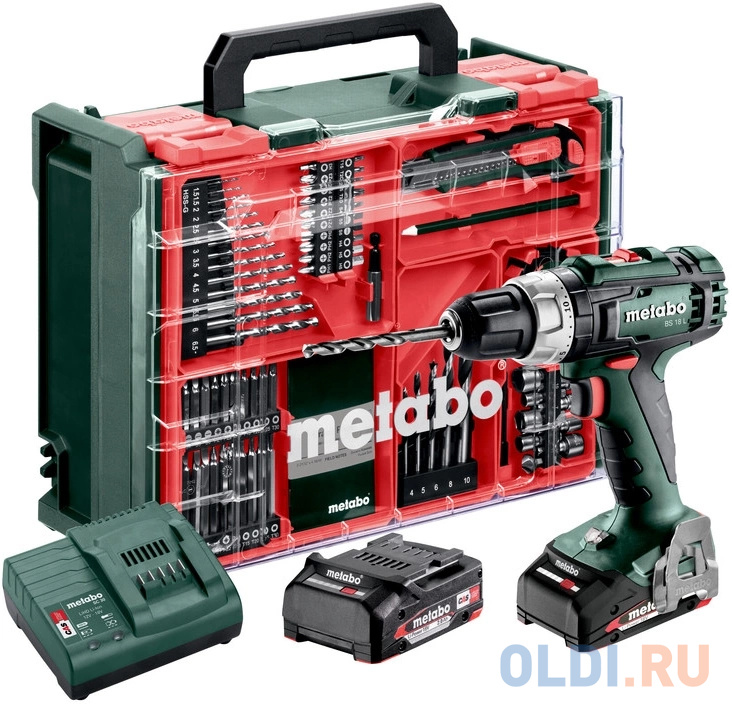 

Дрель-шуруповерт Metabo BS 18 L 18Вт аккум. патрон:быстрозажимной (кейс в комплекте) (602321710)