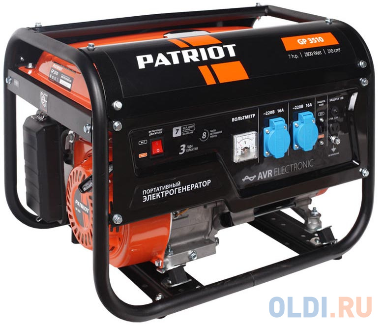 

Генератор Patriot GP 3510 бензиновый