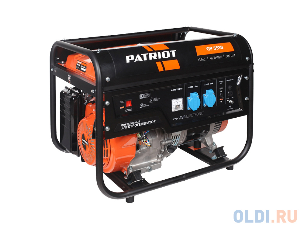 

Генератор Patriot GP 5510 13 л.с бензиновый