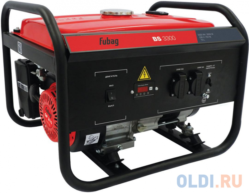 

FUBAG BS 3300 [838753/431247] { 3,3/3,0 кВА, 13,0 А, 15 Объем бака, л, 220 В, 47 Вес, кг