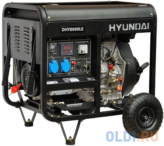 Генератор Hyundai DHY 8000LE 6.5кВт - DHY 8000LE