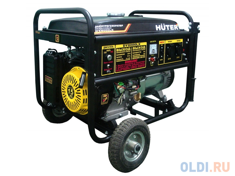 

Генератор Huter DY8000LX 6500Вт