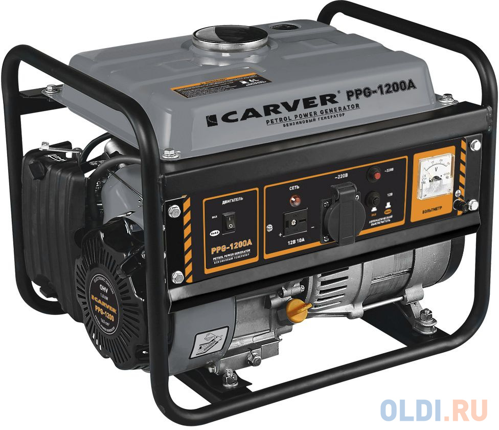 Генератор Carver PPG- 1200А 1.05кВт генератор carver ppg 3600аm 2 8квт