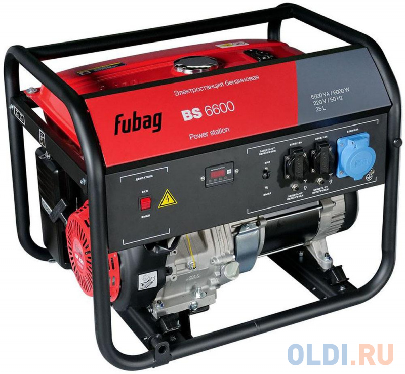 

Генератор бензиновый FUBAG BS 6600 DA ES с электростартером и коннектором автоматики