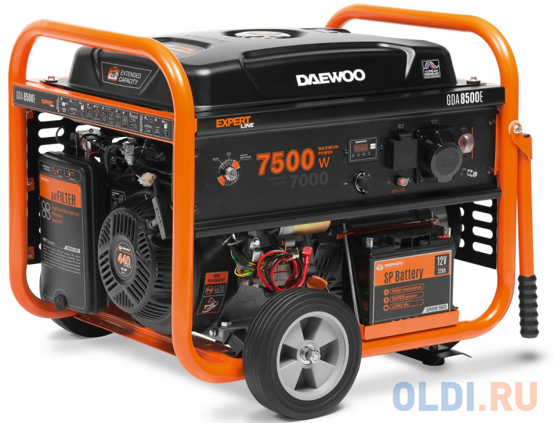 

Генератор бензиновый DAEWOO GDA 8500E 7500Вт 220В 445см3
