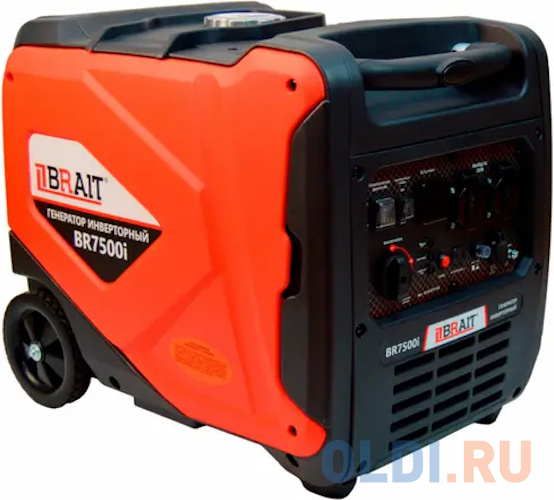 BRAIT Генератор бензиновый инверторный BR7500i (5/5,5кВт, 230В, 50Гц, бак 10л)